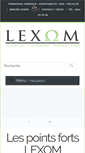 Mobile Screenshot of lexom.fr